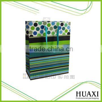 Huaxin high quality recycled dots paper bags for gift package