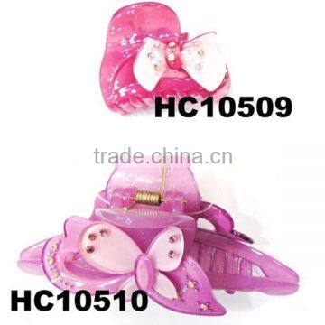 Fashion Jeweled Butterfly Hair Accessories Korean Plastic Hair Claw Clip photo-6
