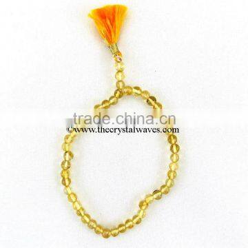 Citrine Round Beads Power Bracelet