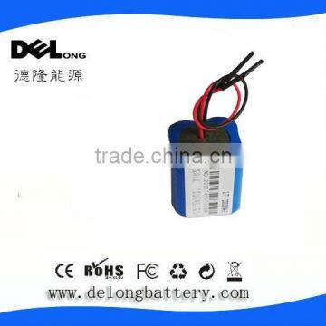 3.7v 2000mah li polymer battery pack with PCM