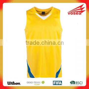 Best Quality Customized Sublimated Reversible Basketball Jersey