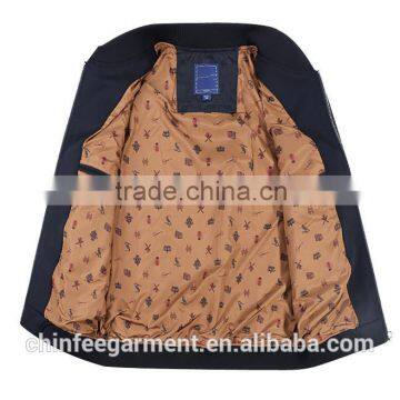 Elegant Mens Slim Zipper Up Jackets Coats photo-4