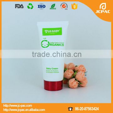 cosmetic cream tube for baby skin, facial protect