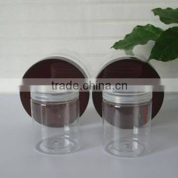 PET jar clear plastic tube