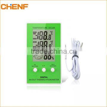 Cheapest 12 months warranty Digital Indoor Outdoor Thermometer Hygrometer Temperature Humidity Meter for household DC105