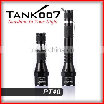 Powered By 18650 Battery Aluminium T6 10W 1000 Lumen LED Flashlight PT40