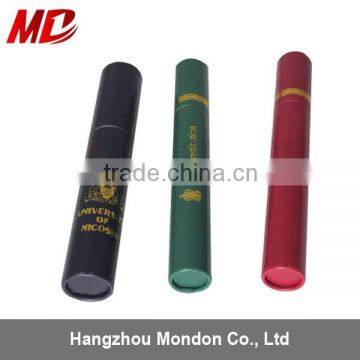 Black Pinhole Grain Leatherette with Gold Foil Logo Diploma Tube for Graduation Certificate