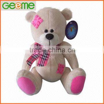 Popular Style Plush Teddy Bear with Patch