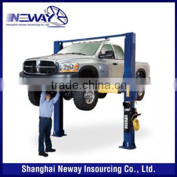 heavy duty double cylinder 2 post car lift