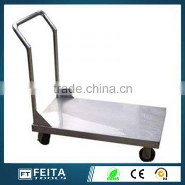 pcb storage cart /stainless steel ESD Hand Trolley with 4 wheels