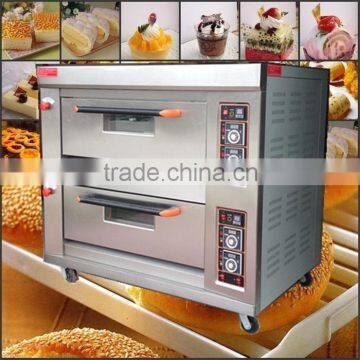 Double Decks Four Trays bread bakery gas oven/Kitchen bakery equipment