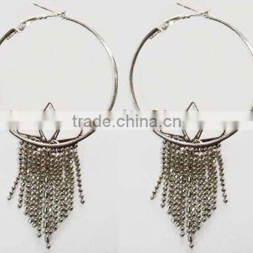 Fashion earring ring chains