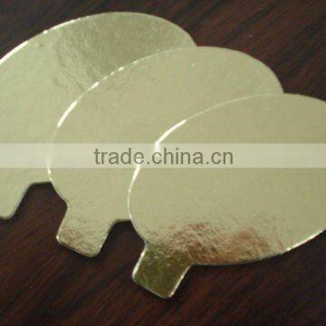 Gold PET Metallized Film Cake Board