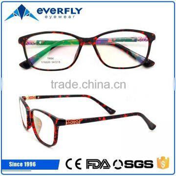 Newest fashionable unique tr90 eyeglasses frames