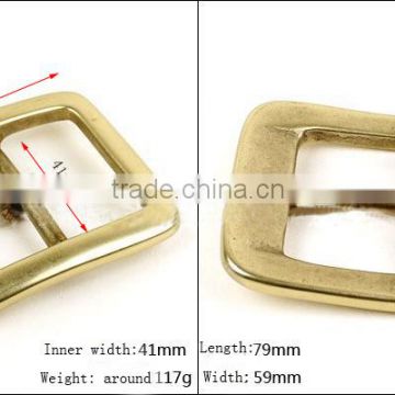 Backpack or Bag or Used leather belts used solid brass buckle 41mm Metal retangle Buckle