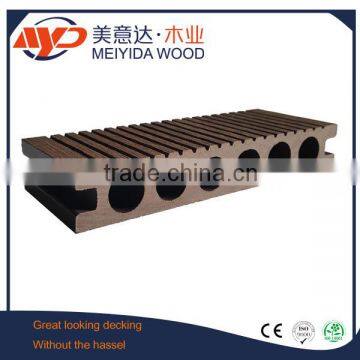 MYD WPC crack-resistant hollow outdoor decking with multi-color