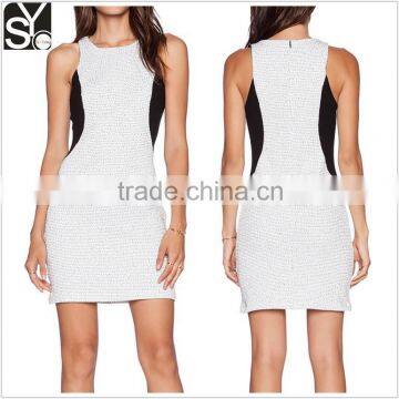 Dongguan clothing fashion bridal sexy short mini dress SYA15090