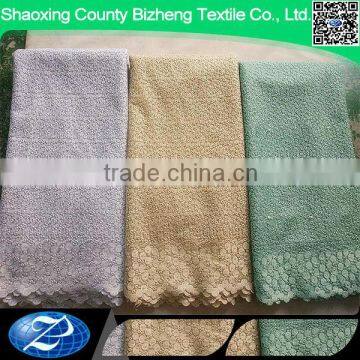 New wholesale high quality french net lace white wedding embroidery lace fabric for bridal dressing