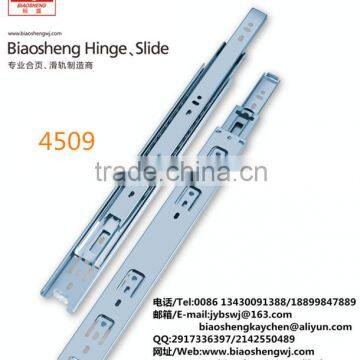45mm furniture hardware telescopic channel slide for Cabinet
