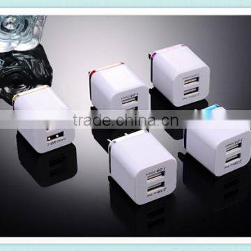 wholesale low price Dual 2.1A wall charger travel charger home charger