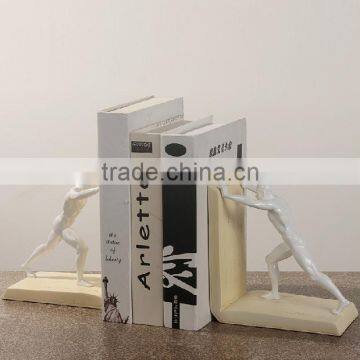 Hot sale good quality resin statue style book ends