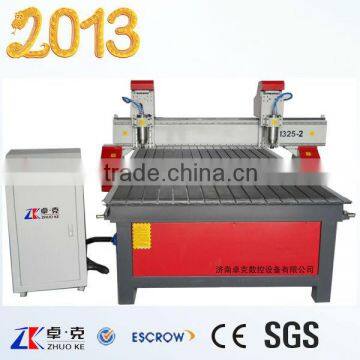 Two Heads CNC Engraving Machine for wooddoor MDF (ZK-1325B)