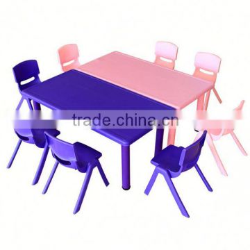 pink children table chair