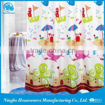 New Design waterproof bathroom window curtain