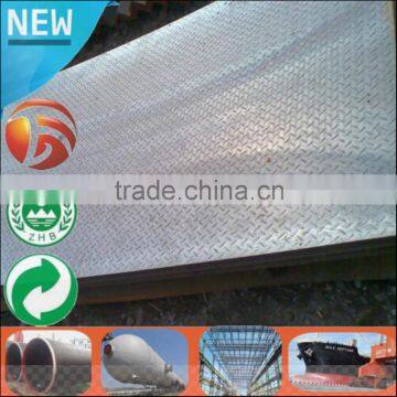 Hot Sale Checker steel plate 10mm thick EN10025 S235JR tear drop steel road plate