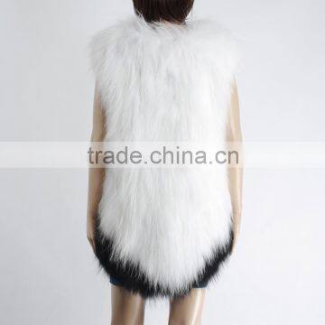 Ladies Winter Raccoon Fur Shawl KZ150065 photo-2