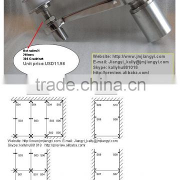 Grade 201 high quality casting stainless steel building spider hardware