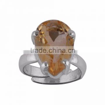 Wholesale Indian Jewelry Semi Precious Stone Handmade Jewelry Silver Rings