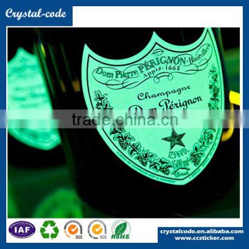 Warning wholesale strong adhesive glow in the dark paper