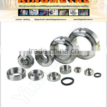 3A A270 SS304 316L Sanitary Pipe Fitting Stainless Steel SMS Union