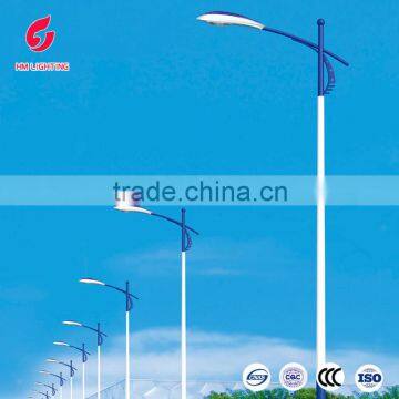 High efficiency street lights supplier outdoor lighting pole single arm lamp