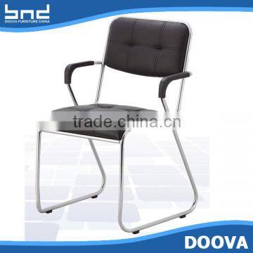 New design armchair with iron legs cheap leather office chair