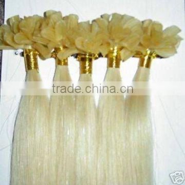 2015 hot sale in Europe 28'' blond nail-tip hair extensions