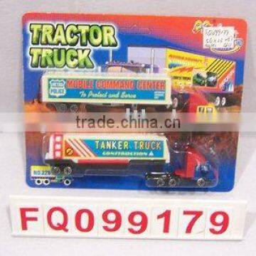 sliding metal container car toy