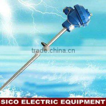 thermocouple with moving flange