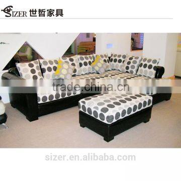 floral pattern fabric sofa , fabric sofa set