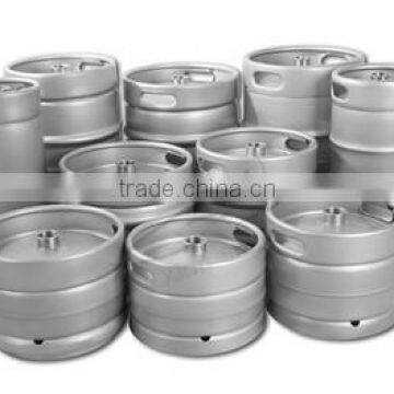 Different types beer kegs