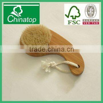 pocket high quality wooden body bristle brush, handy brush WPB016