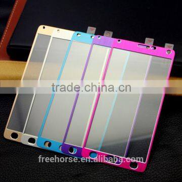 Full Cover Titanium Alloy Aluminum Metal Explosion-Proof Tempered Glass For Samsung Galaxy Note 4 N9100 Screen Protector Film photo-2