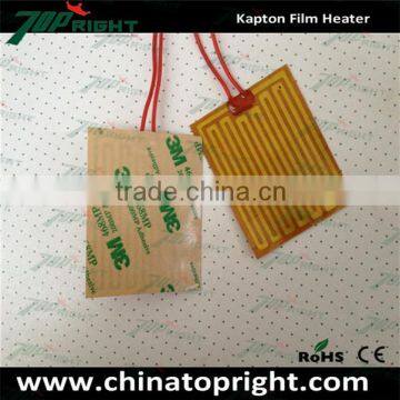 CE,Rohs certification 3m adhesive backing kapton heaters