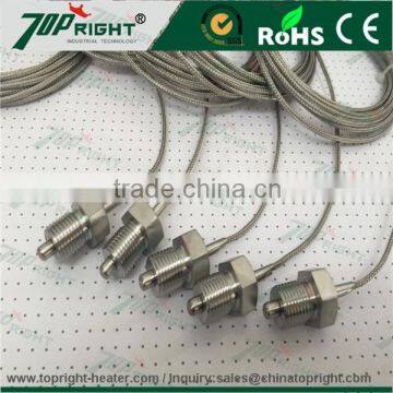 topright Pressure spring stationary & K-type thermocouple WRNT-202 temperature sensor