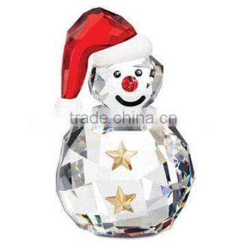 Yiwu Years crystal snowman model for Christmas decoration (R-0254)