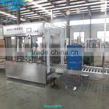 Automatic linear type 15kg oil filling machine for olive cooking sunflower oil in bottle barrel or jar can