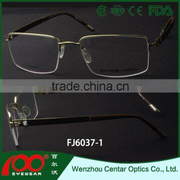 2016 Hot Selling Products Metal Wood Optical Frames , Titanium Optical Frame