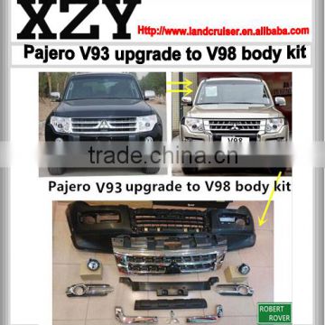 V93 /V98 Mitsubishi pajero V93/ V97 upgrade to 2016 pajero V98 style body kit.conversion body kit