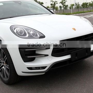 Macan Turbo design front bumper for 2014 macan.PP material